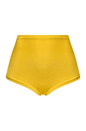 Hot Pant Tricot Alma - Amarelo Dijon