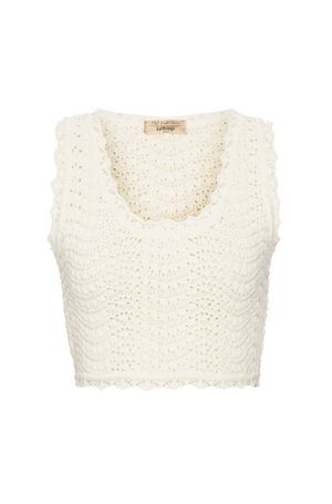 Cropped Tricot Iara - Off White