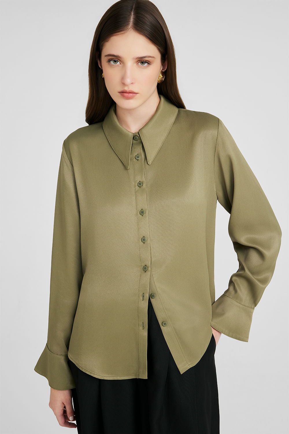 Camisa Luiza - Verde Moss